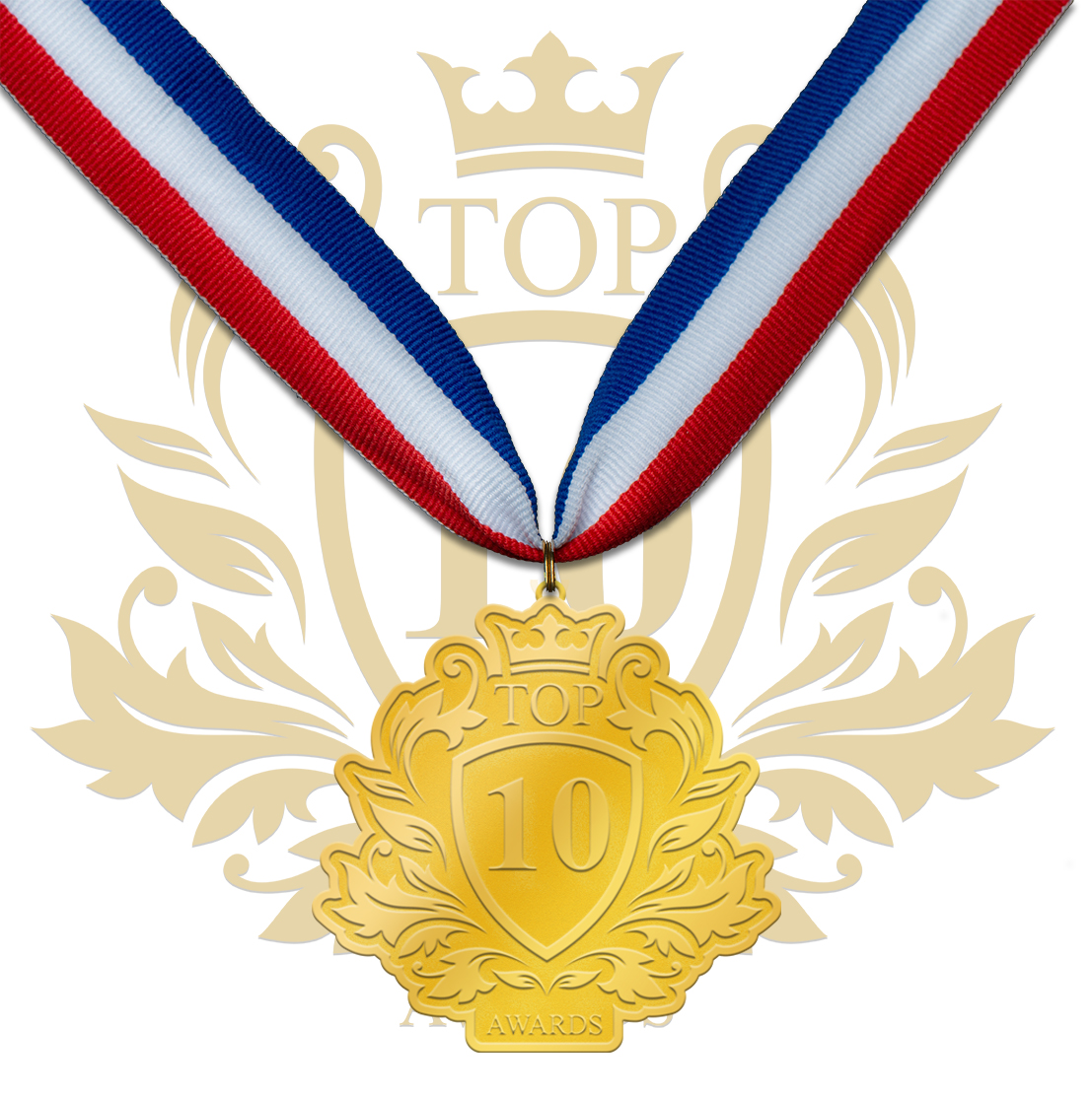 The Top 10 Awards Medal